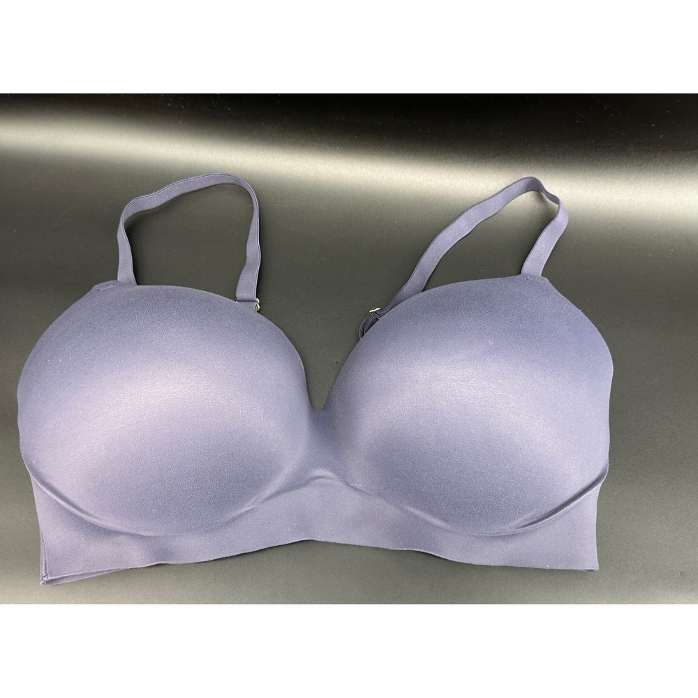 Victoria's Secret Padded No-Wire‎ Bra | 38DDD (F85) | Blue/Gray